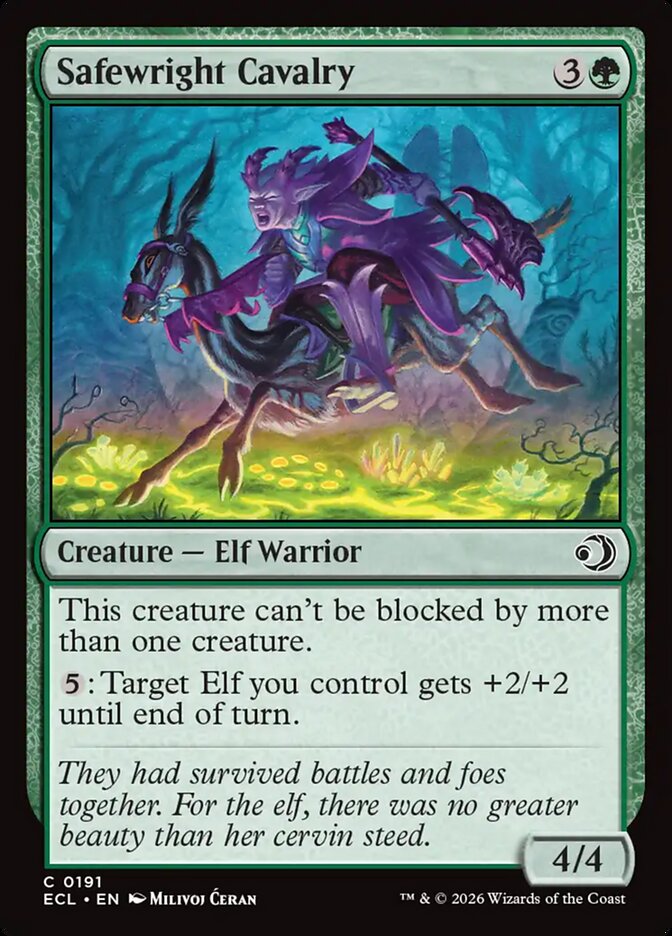 Safewright Cavalry (191) - Lorwyn Eclipsed (ECL)