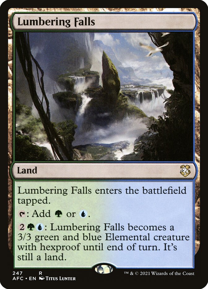 Lumbering Falls (247) - Forgotten Realms Commander (AFC)