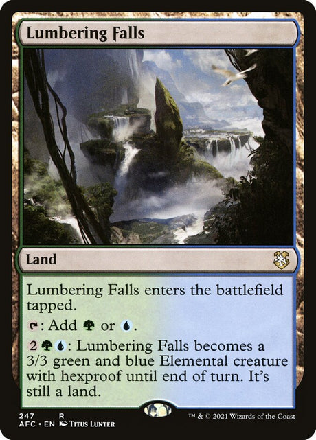 Lumbering Falls (247) - Forgotten Realms Commander (AFC)