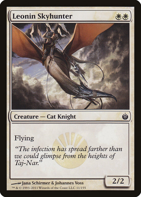 Leonin Skyhunter (11) - Mirrodin Besieged (MBS)