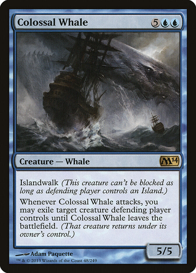 Colossal Whale (48) - Magic 2014 (M14)