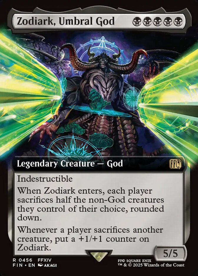 Zodiark, Umbral God (456) - [Foil, Extended Art] Final Fantasy (FIN)