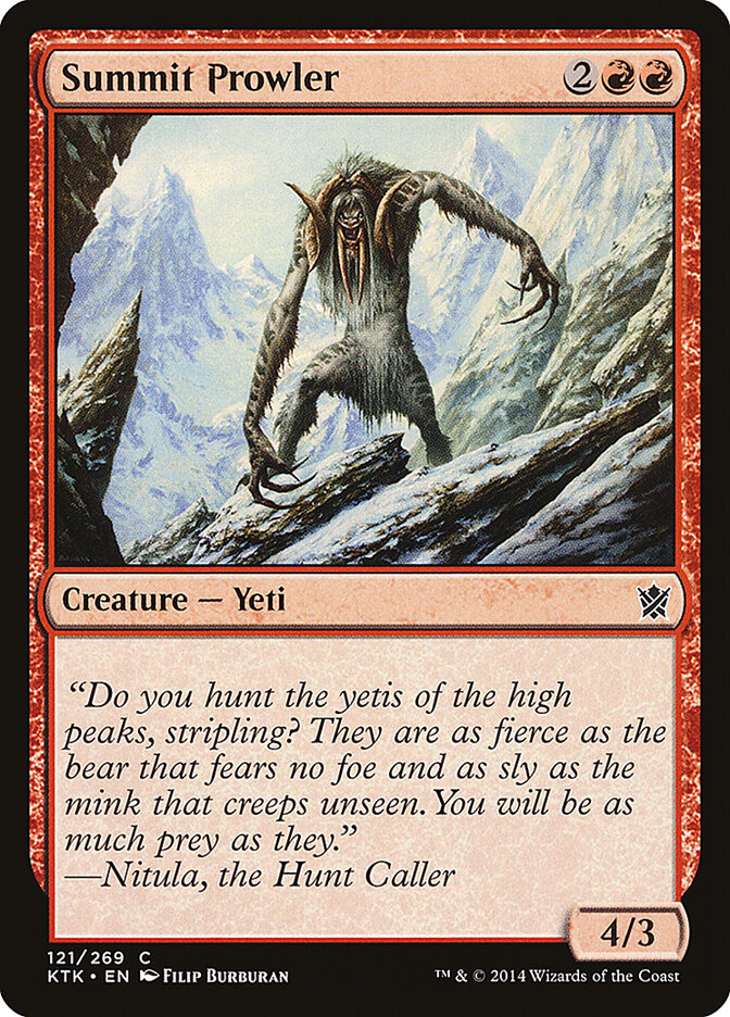 Summit Prowler (121) - Khans of Tarkir (KTK)