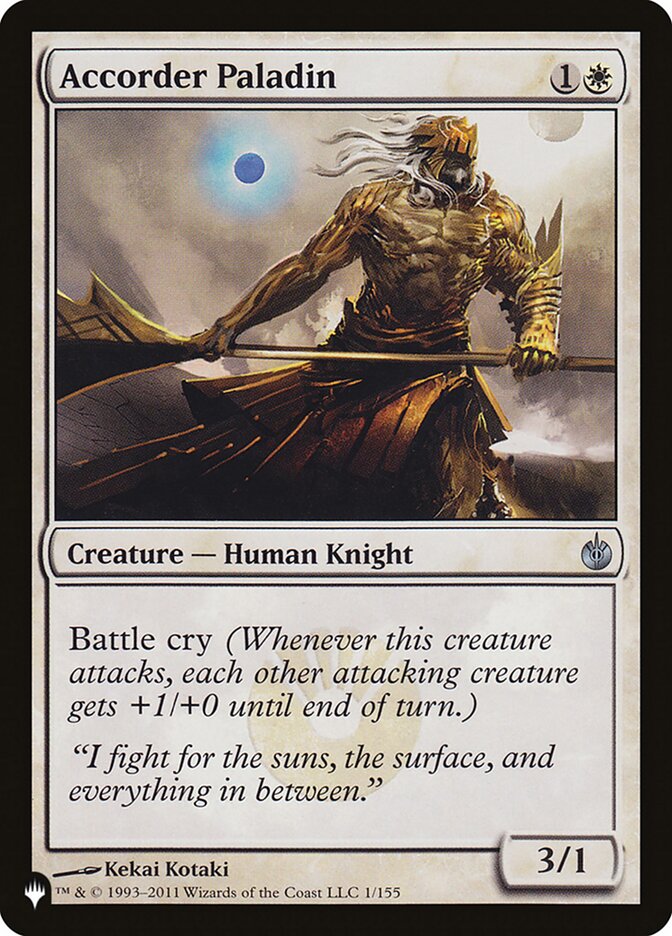 Accorder Paladin - The List (PLST)
