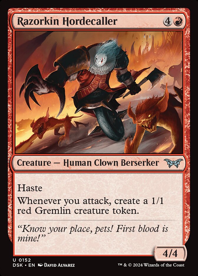 Razorkin Hordecaller - [Foil] Duskmourn: House of Horror (DSK)
