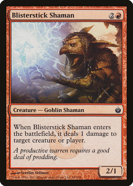 Blisterstick Shaman (58) - Mirrodin Besieged (MBS)