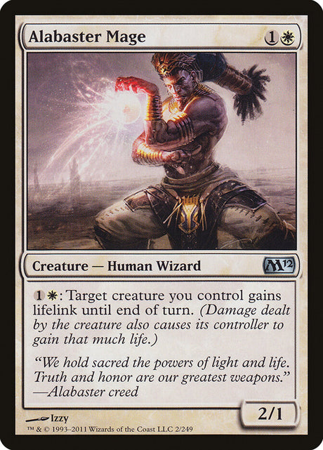 Alabaster Mage (2) - Magic 2012 (M12)