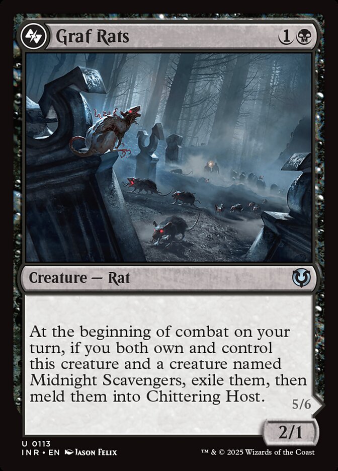Graf Rats // Chittering Host - [Foil] Innistrad Remastered (INR)