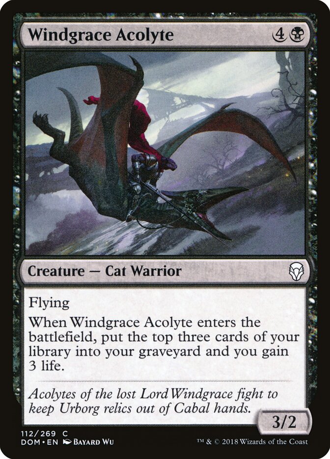 Windgrace Acolyte (112) - Dominaria (DOM)
