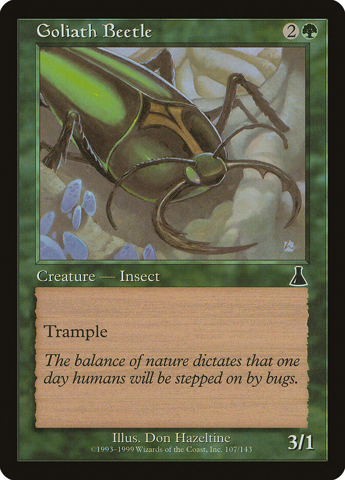Goliath Beetle (107) - Urza's Destiny (UDS)