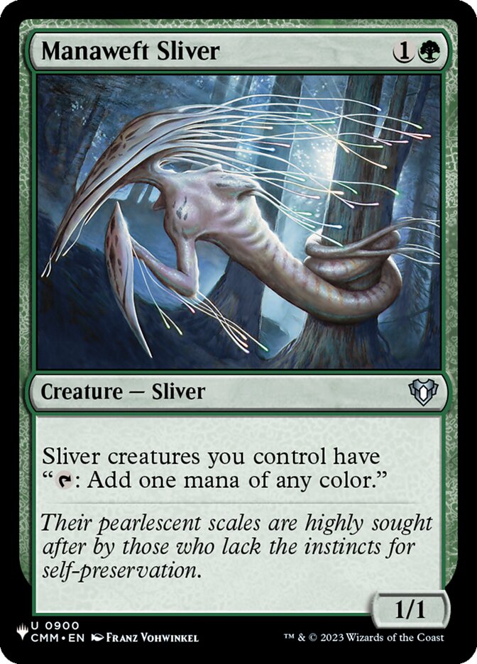Manaweft Sliver (CMM-900) - The List (PLST)
