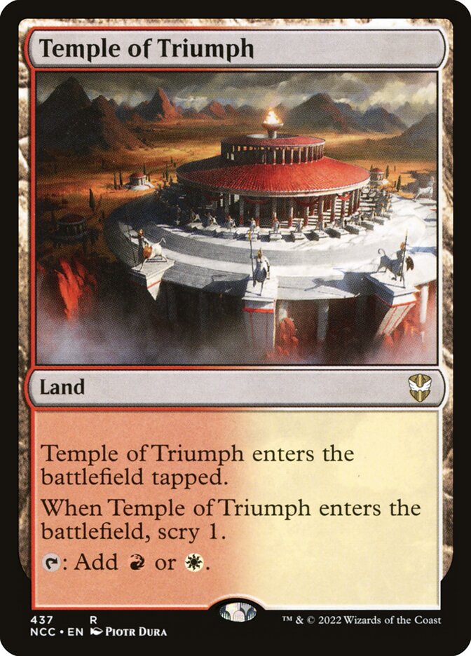 Temple of Triumph (437) - New Capenna Commander (NCC)