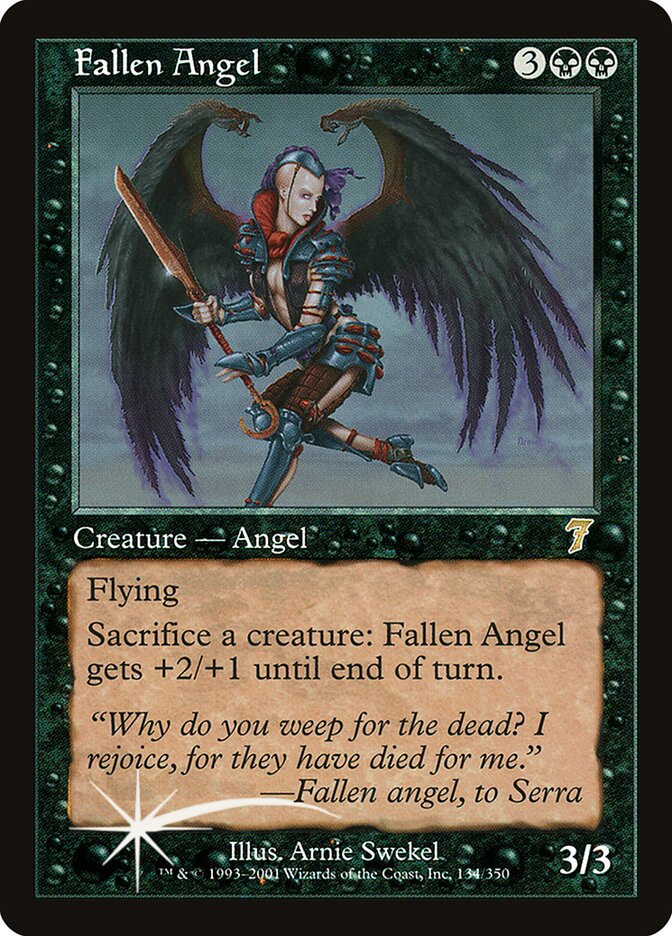 Fallen Angel (134) - Seventh Edition (7ED)