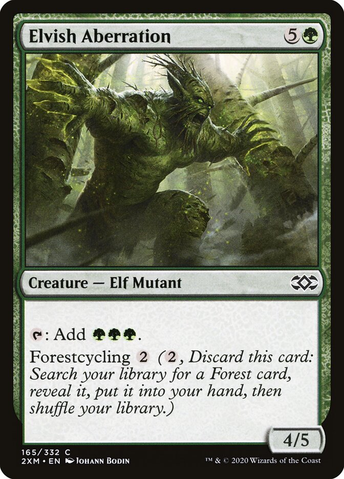 Elvish Aberration (165) - Double Masters (2XM)