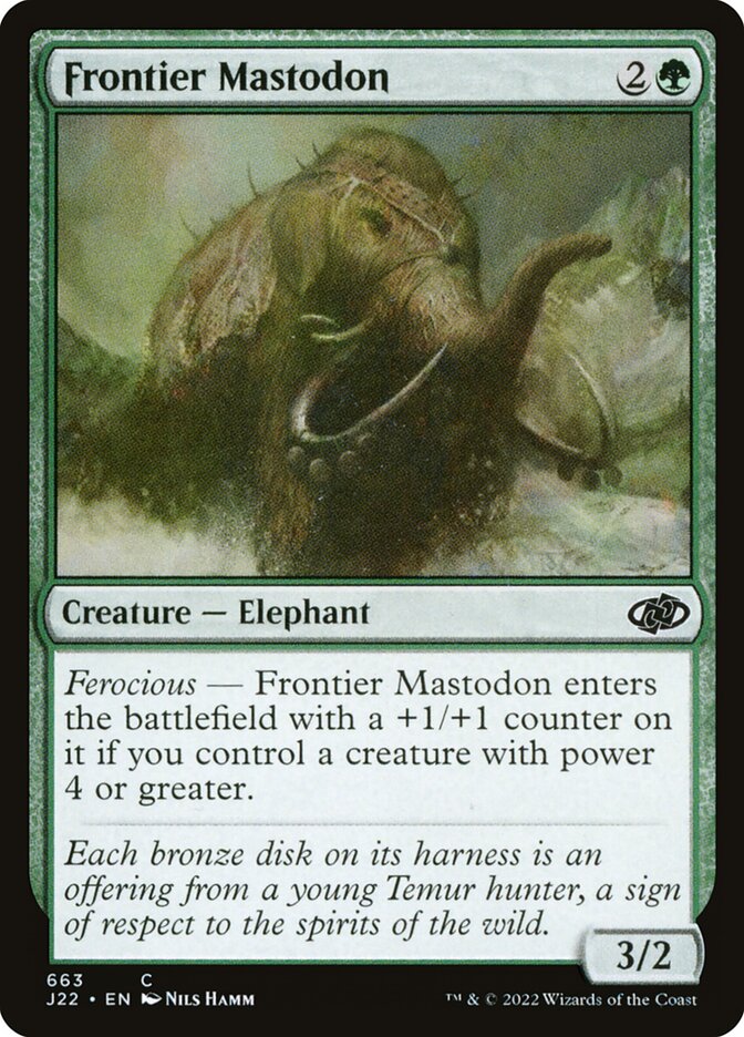 Frontier Mastodon (663) - Jumpstart 2022 (J22)