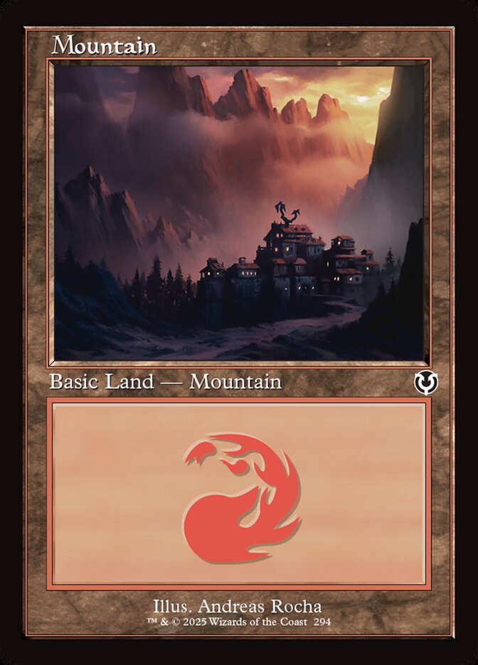 Mountain (294) - [Retro Frame] Innistrad Remastered (INR)