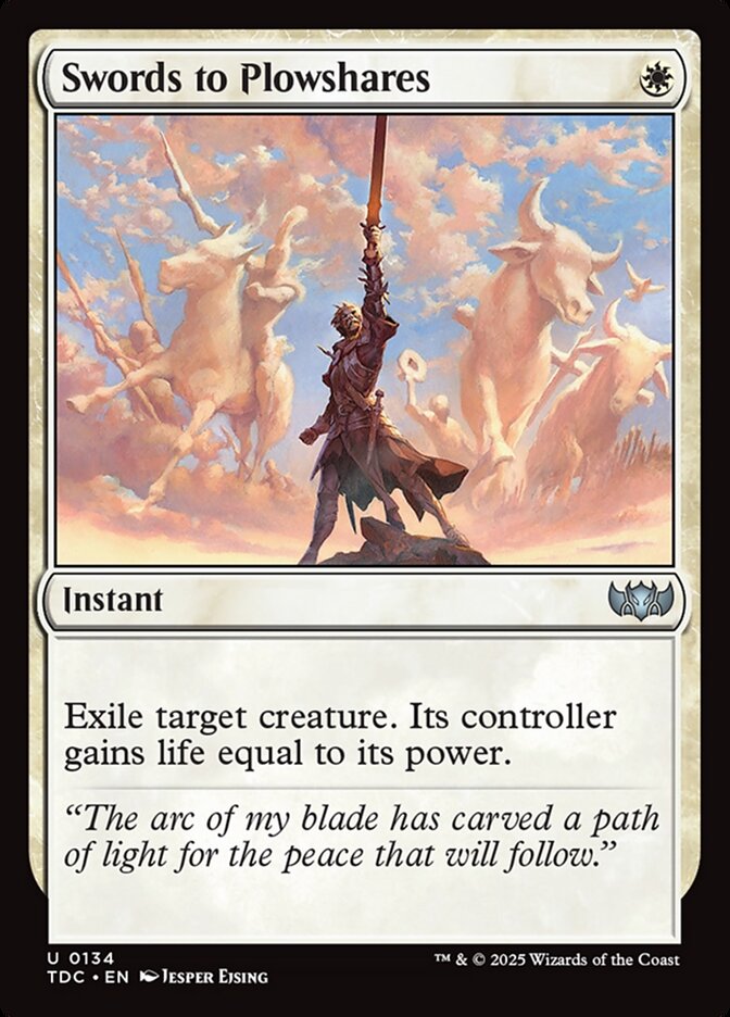 Swords to Plowshares - Tarkir: Dragonstorm Commander (TDC)