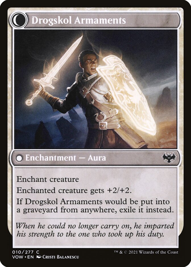 Drogskol Infantry // Drogskol Armaments (10) - Innistrad: Crimson Vow (VOW)
