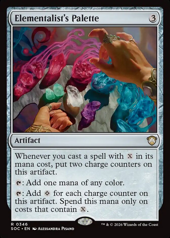 Elementalist's Palette (346) - Secrets of Strixhaven Commander (SOC)