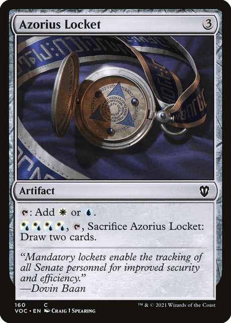 Azorius Locket (160) - Crimson Vow Commander (VOC)