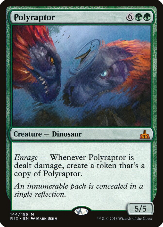 Polyraptor (144) - Rivals of Ixalan (RIX)
