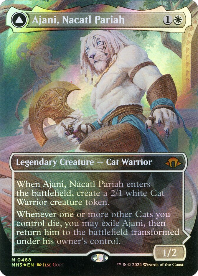 Ajani, Nacatl Pariah // Ajani, Nacatl Avenger (468) - Modern Horizons 3 (MH3)