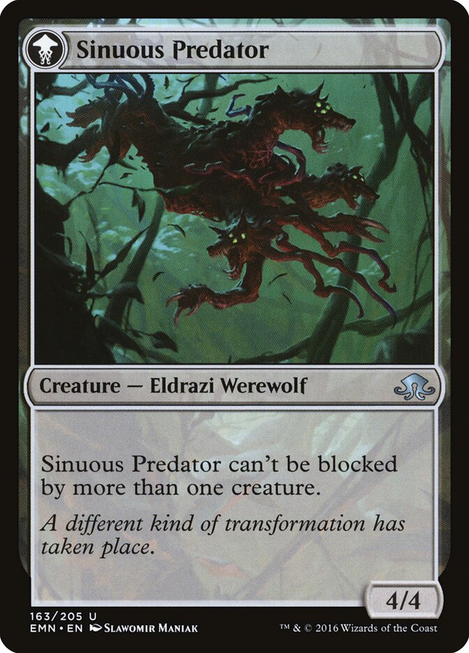 Kessig Prowler // Sinuous Predator (163) - Eldritch Moon (EMN)
