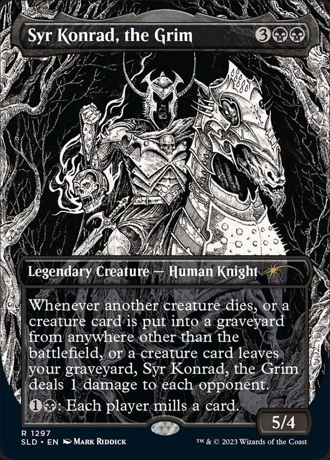 Syr Konrad, the Grim (1297) - [Borderless] Secret Lair Drop (SLD)