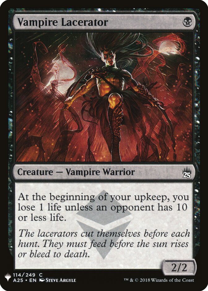 Vampire Lacerator (A25-114) - The List (PLST)