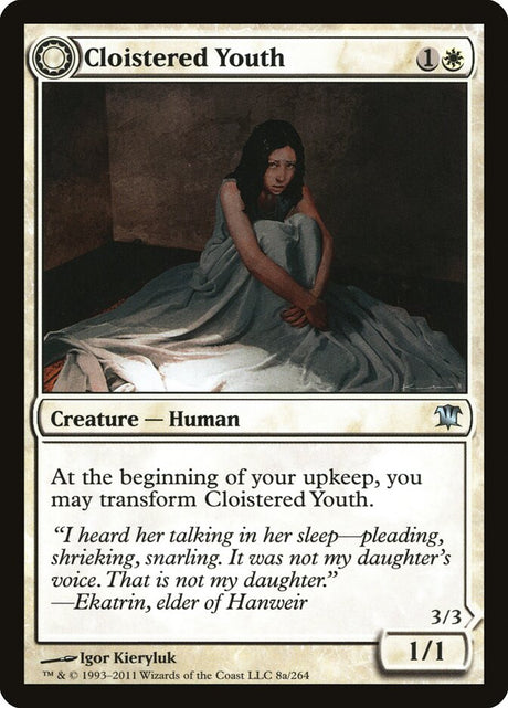 Cloistered Youth // Unholy Fiend (8) - Innistrad (ISD)