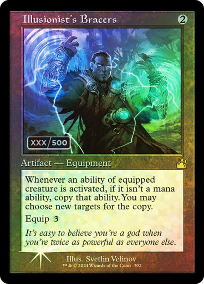 Illusionist's Bracers (392z) - Ravnica Remastered (RVR)
