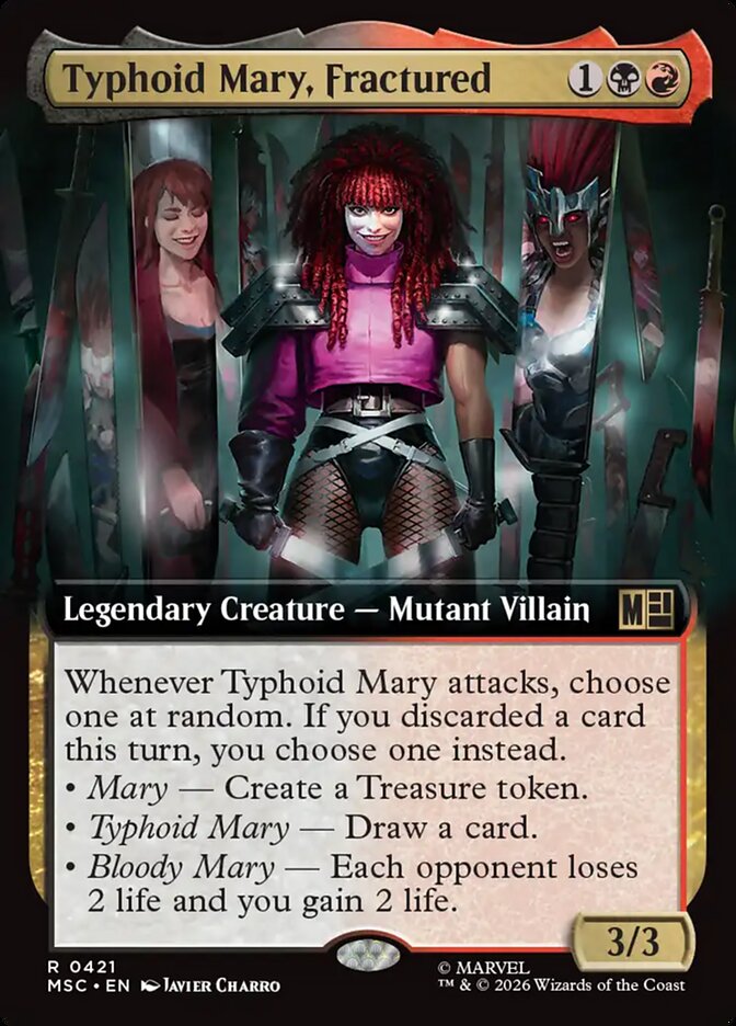 Typhoid Mary, Fractured (421) - Marvel Super Heroes Commander (MSC)