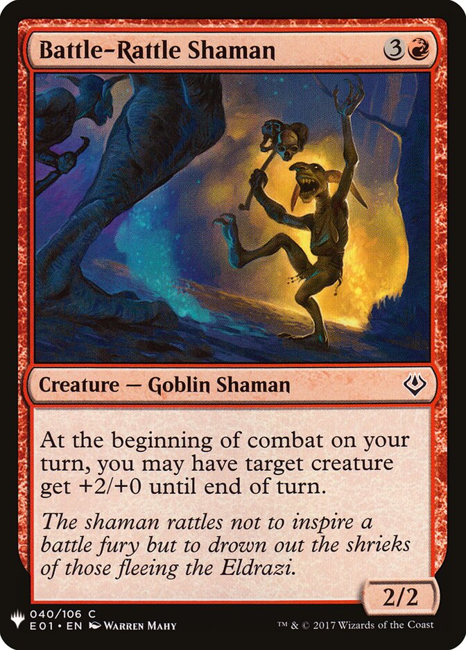 Battle-Rattle Shaman (E01-40) - The List (PLST)