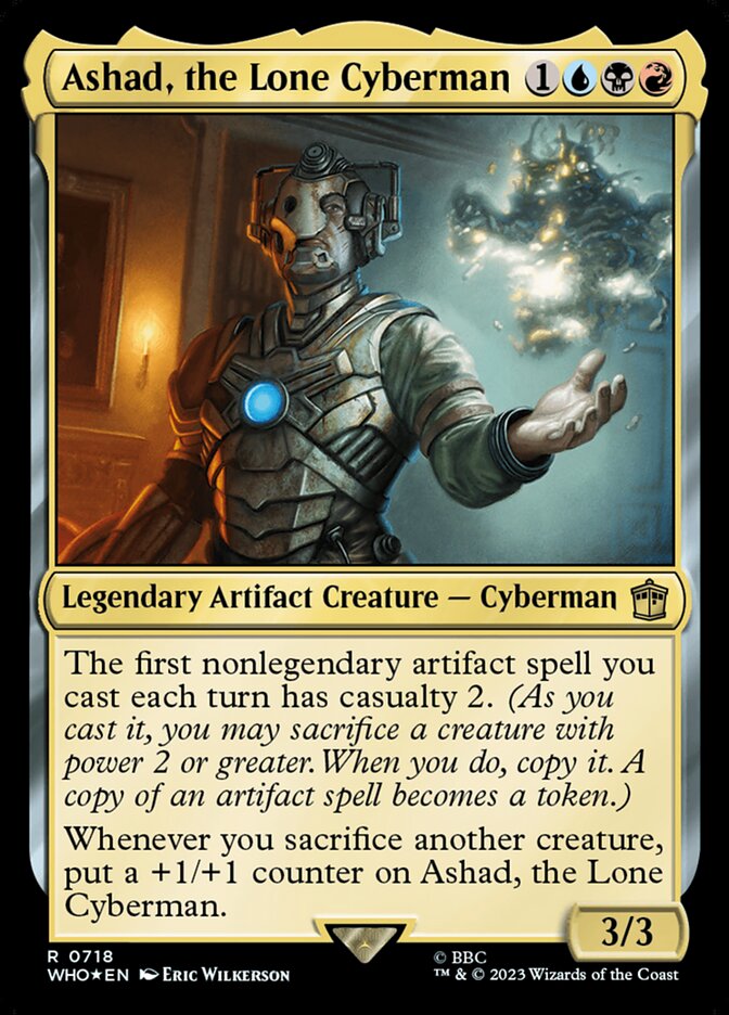 Ashad, the Lone Cyberman (718) - Doctor Who (WHO)
