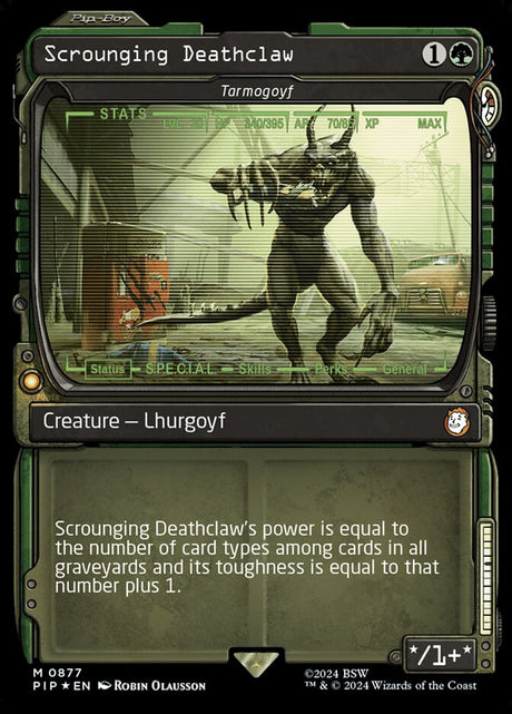Scrounging Deathclaw - Tarmogoyf - Fallout (PIP)