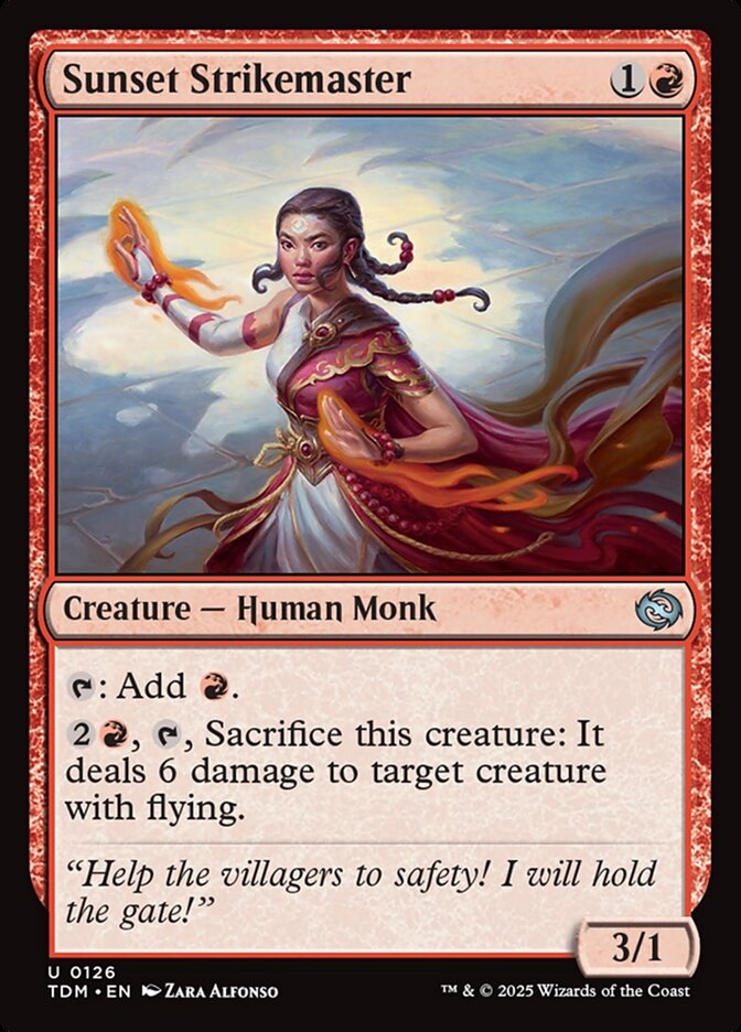 Sunset Strikemaster (126) - Tarkir: Dragonstorm (TDM)