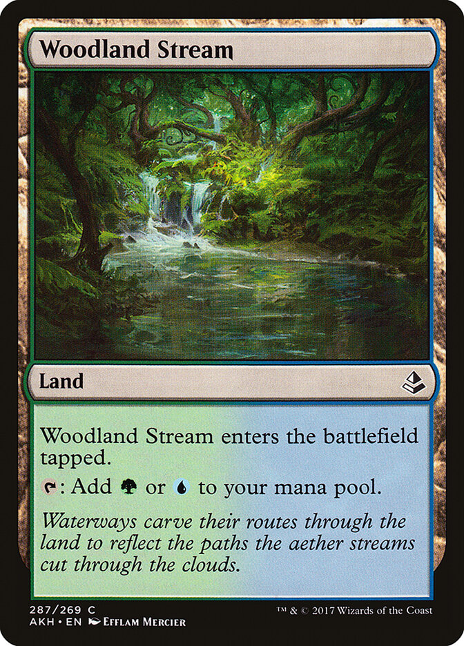 Woodland Stream (287) - Amonkhet (AKH)