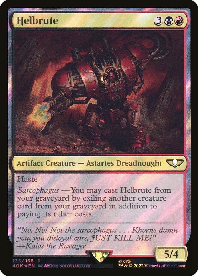 Helbrute (125★) - Warhammer 40,000 Commander (40K)