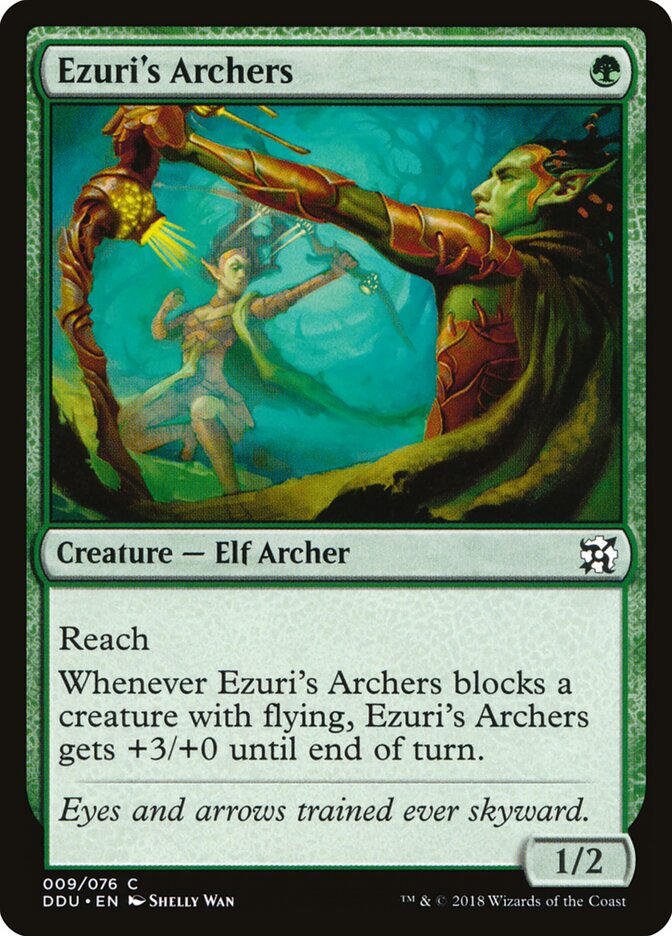Ezuri's Archers (9) - Duel Decks: Elves vs. Inventors (DDU)