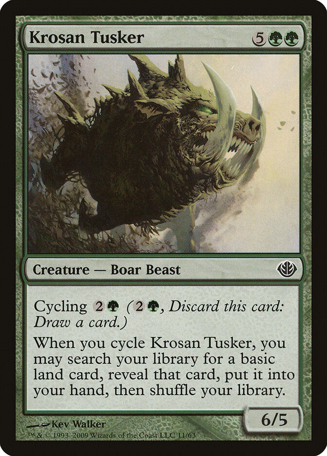 Krosan Tusker (11) - Duel Decks: Garruk vs. Liliana (DDD)
