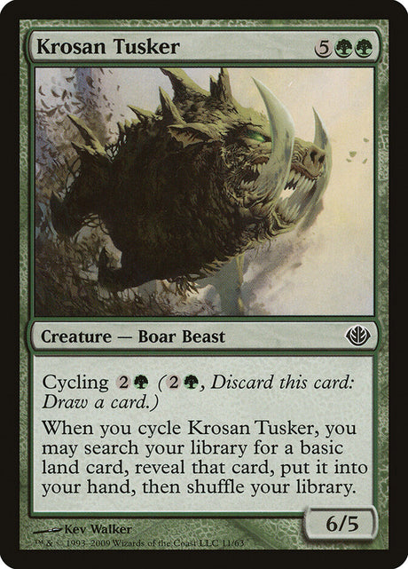 Krosan Tusker (11) - Duel Decks: Garruk vs. Liliana (DDD)