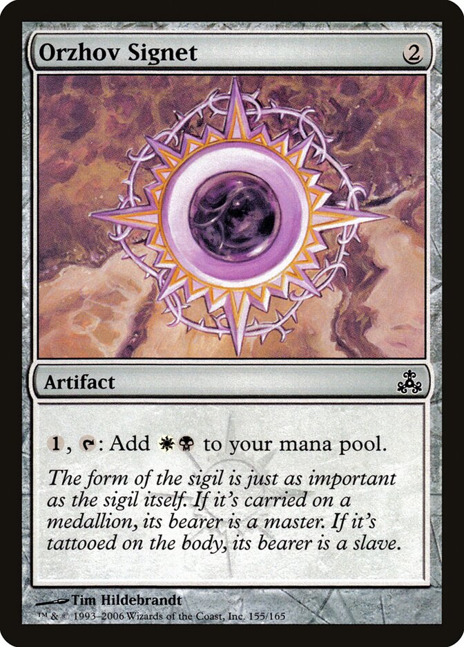 Orzhov Signet (155) - Guildpact (GPT)
