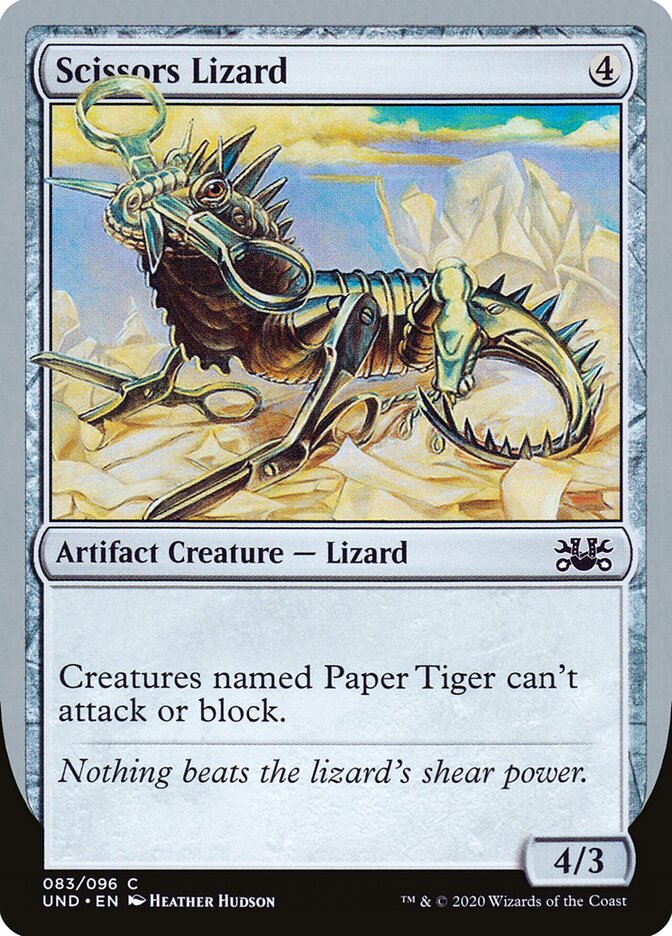 Scissors Lizard (83) - Unsanctioned (UND)