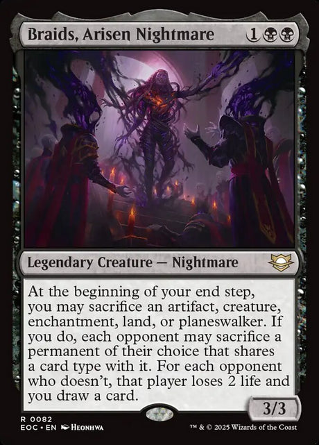 Braids, Arisen Nightmare (82) - Edge of Eternities Commander (EOC)