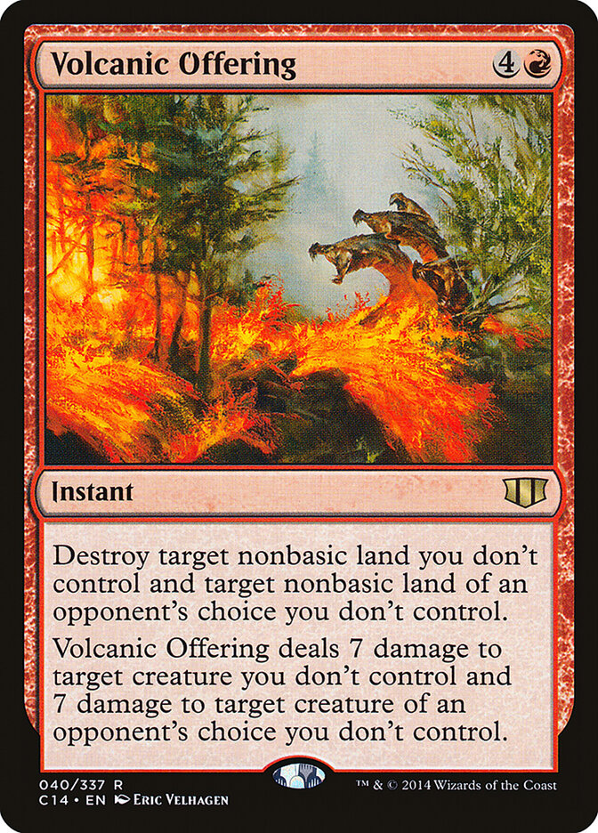 Volcanic Offering (40) - Commander 2014 (C14)