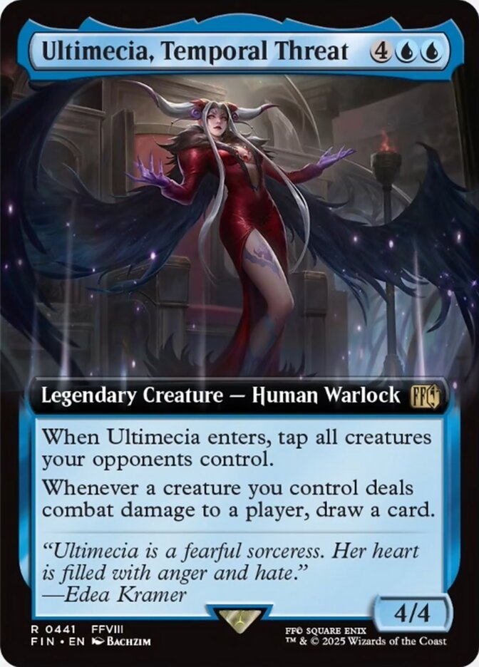 Ultimecia, Temporal Threat (441) - [Foil, Extended Art] Final Fantasy (FIN)
