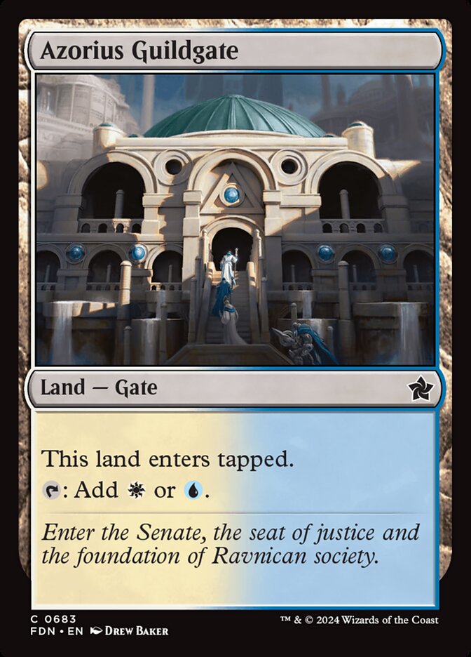 Azorius Guildgate (683) - Foundations (FDN)