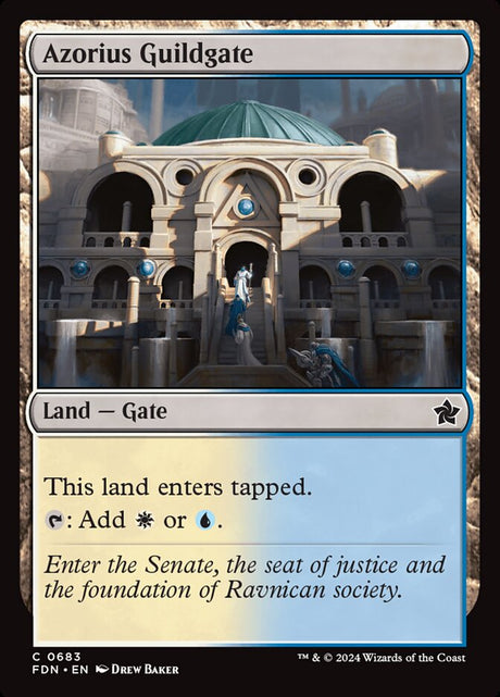 Azorius Guildgate (683) - Foundations (FDN)