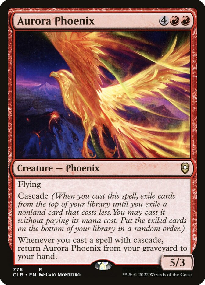 Aurora Phoenix (778) - Commander Legends: Battle for Baldur's Gate (CLB)