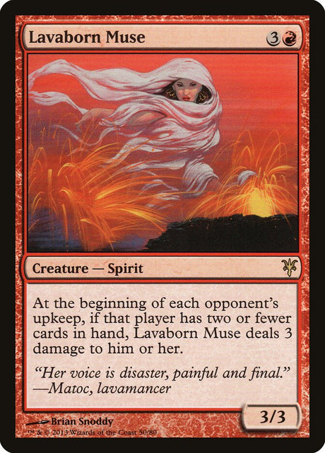 Lavaborn Muse (50) - Duel Decks: Sorin vs. Tibalt (DDK)